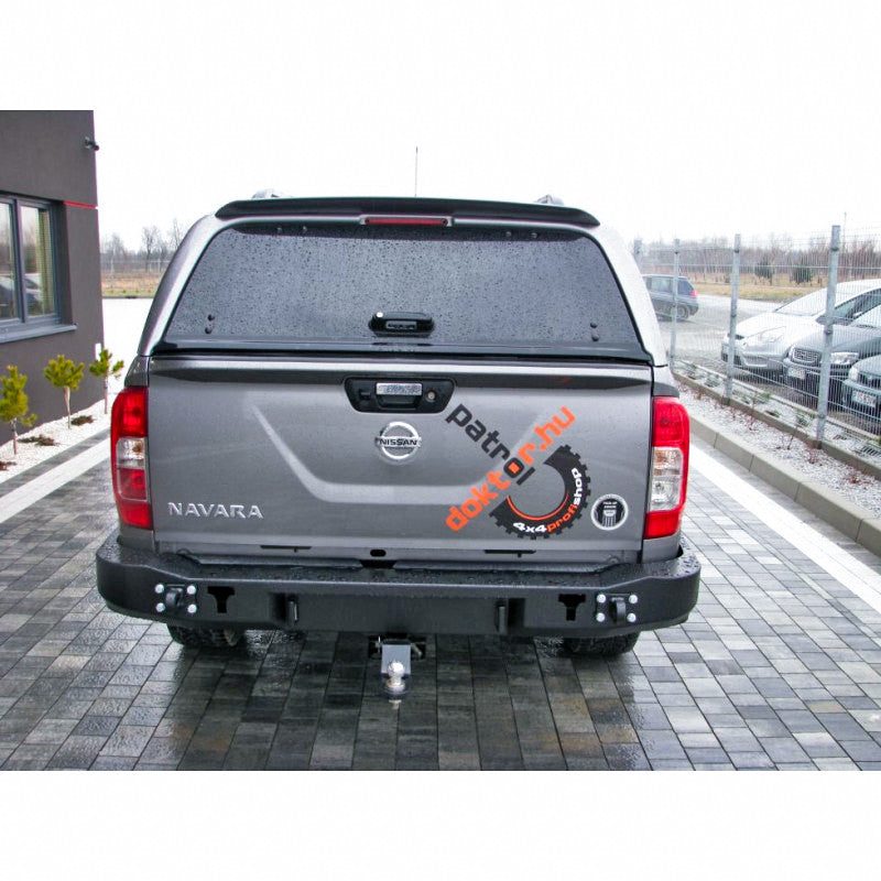 Zderzak tył długi (belka haka w zestawie) Navara D23 2014-