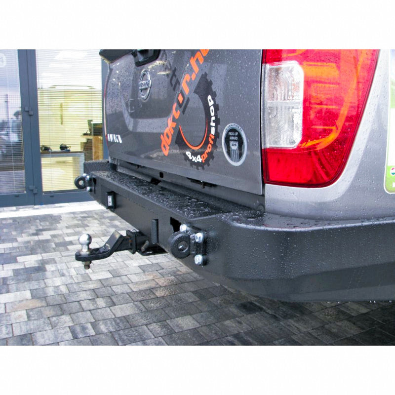 Zderzak tył długi (belka haka w zestawie) Navara D23 2014-