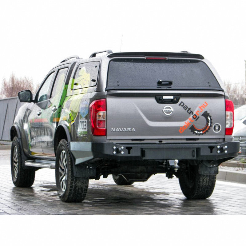 Zderzak tył długi (belka haka w zestawie) Navara D23 2014-