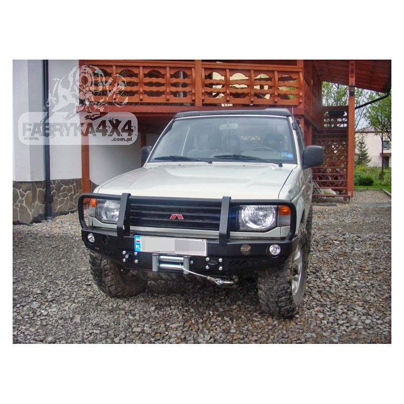 Bullbar do zderzaka Mitsubishi Pajero II 91-99 bez plastikowych poszerzeń