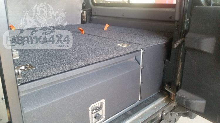 Zabudowa wyprawowa Land Rover Defender 110