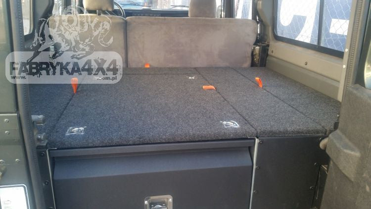 Zabudowa wyprawowa Land Rover Defender 110