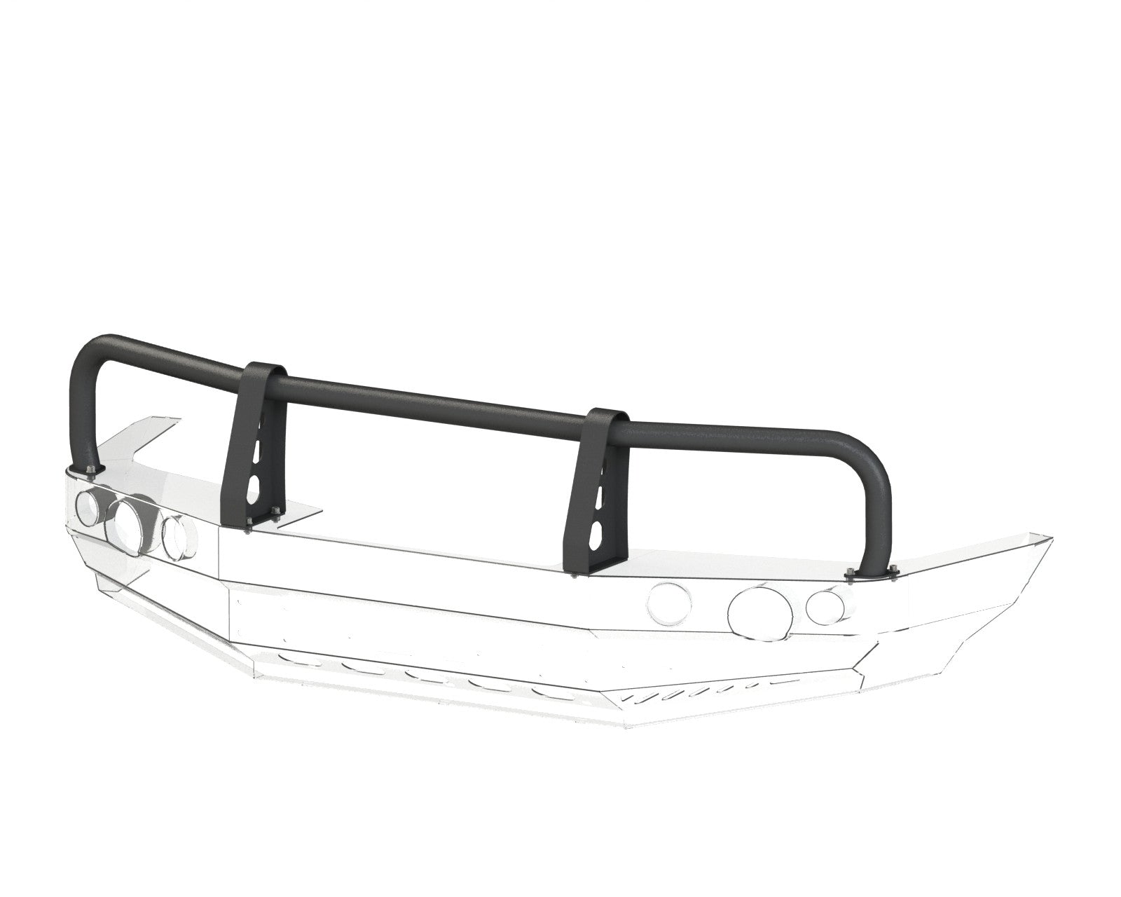 Bullbar do zderzaka Mitsubishi Pajero Sport 96-00