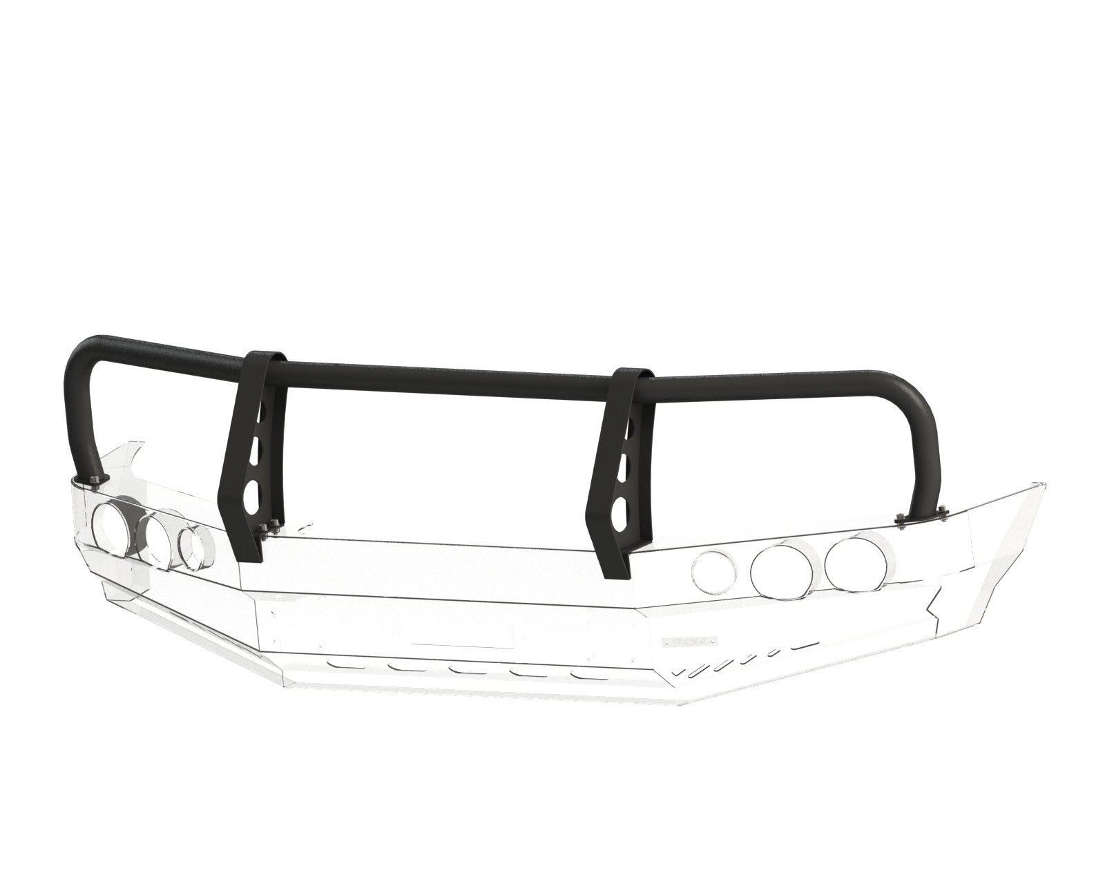 Bullbar do zderzaka Mitsubishi Pajero IV 06-15