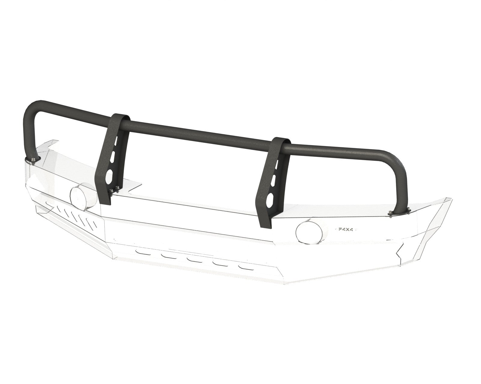 Bullbar do zderzaka Mitsubishi Pajero III 99-06
