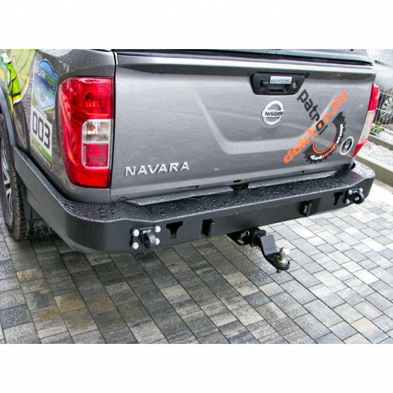 Zderzak tył długi (belka haka w zestawie) Navara D23 2014-