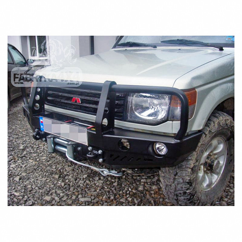 Bullbar do zderzaka Mitsubishi Pajero II 91-99 bez plastikowych poszerzeń