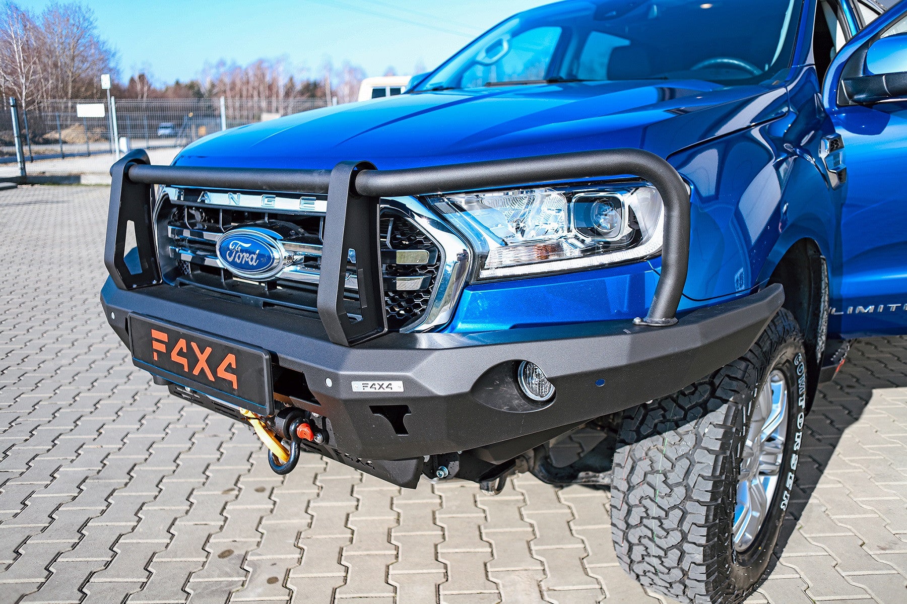 Bullbar do zderzaka Ford Ranger T6 19-23 2.0 diesel