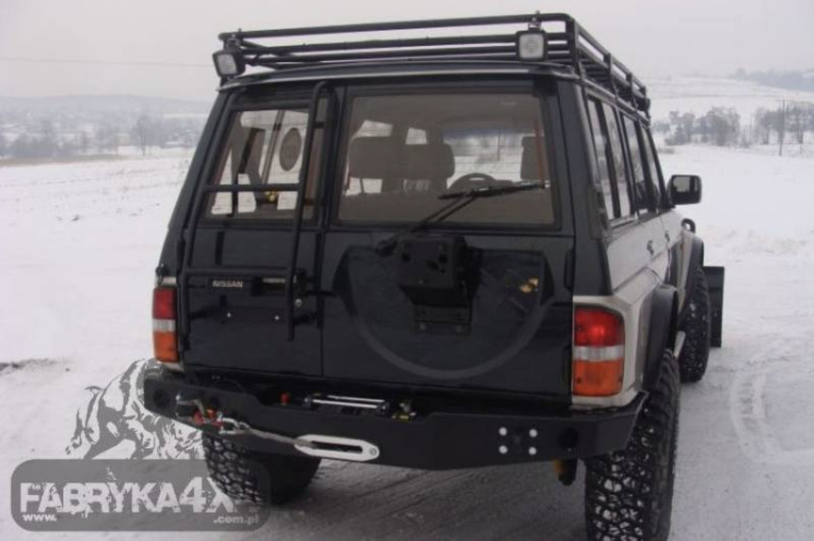 Bagażnik bez siatki do wersji długiej Nissan Y60