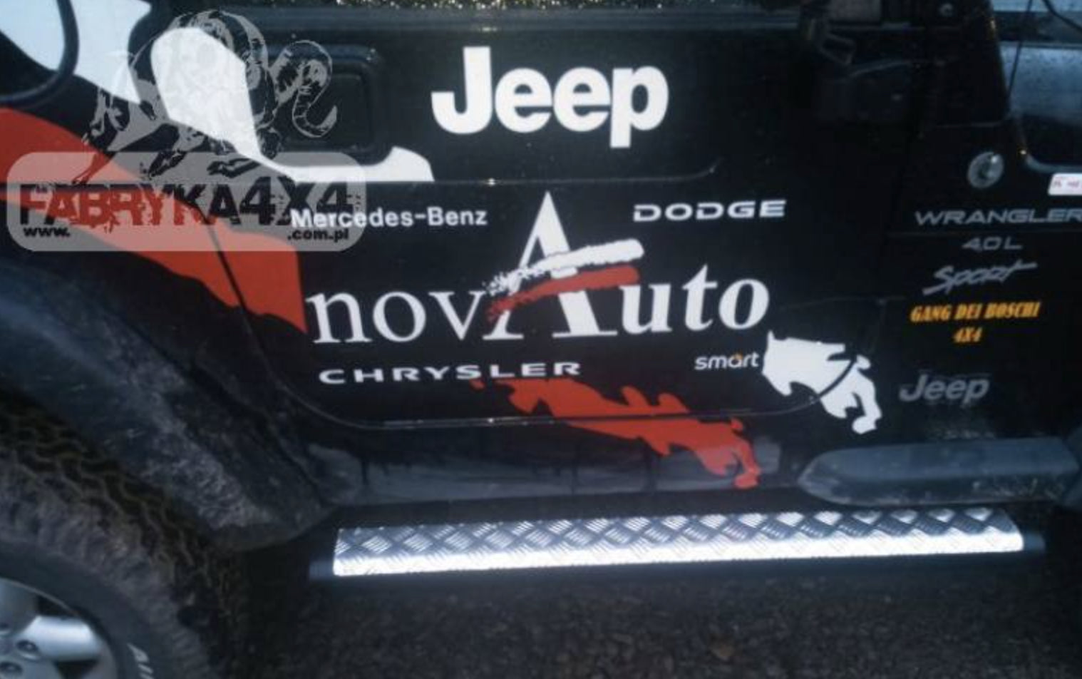 Progi Jeep Wrangler TJ 90-06